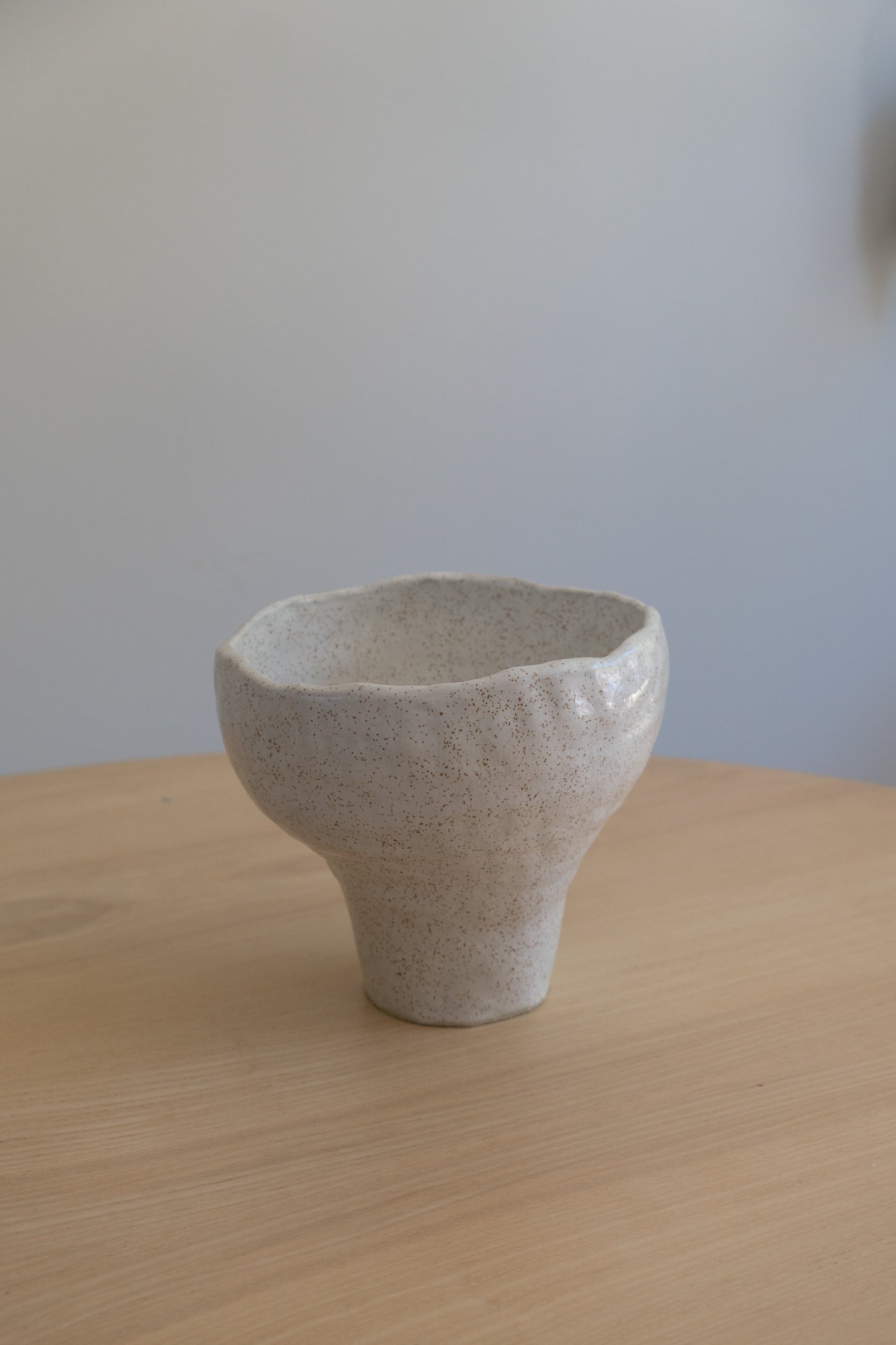 Vase - White Speckle II