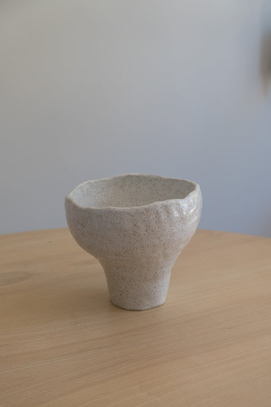 Vase - White Speckle II