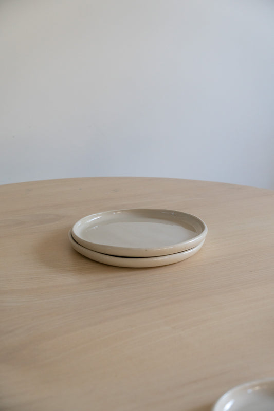 Plate Duo - Beige, Medium